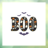 かわいいハロウィーン ボウ オバケ かぼちゃ デザイン ウィンドウサイン (シート3)