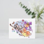 かわいいハロウィーン ポストカード (スタンド正面)