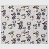 かわいいハロウィーン ラッピングペーパー (フラット)