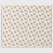 かわいいハロウィーン ラッピングペーパー (フラット)