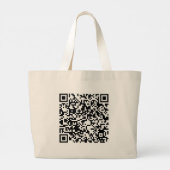 かわいいハロウィーン ラージトートバッグ (裏面)