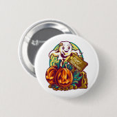 かわいいハロウィーン 缶バッジ (正面&裏面)