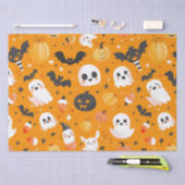 かわいいハロウィーン 薄葉紙 (クラフト)