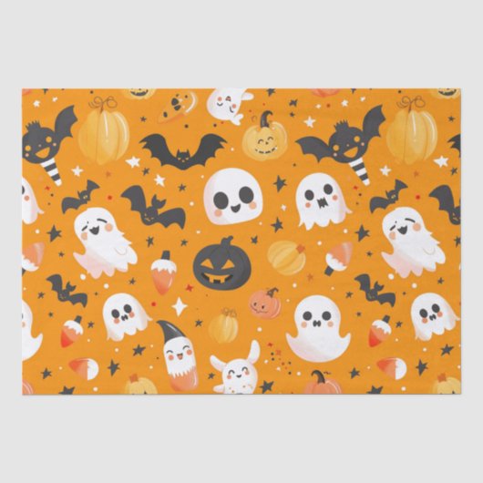 かわいいハロウィーン 薄葉紙 (正面)