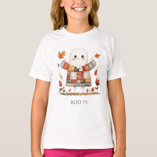 かわいいハロウィーンBOO!!! Tシャツ (正面)