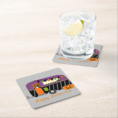 かわいいハロウィーンRV スクエアペーパーコースター (インサイチュ)