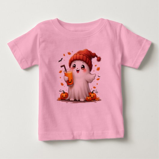 かわいいハロウィーンTシャ子供へツ ベビーTシャツ (正面)