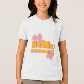 かわいいハロサマー画像 トライブレンドＴシャツ (正面)