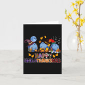 かわいいハロサンクスマスボーリングハロウィンサンクスギビング カード (黄色い花)