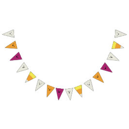 かわいいハローウィンパーティのバンティングバナー バンティングフラッグ