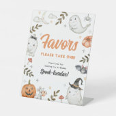 かわいいハローウィンパーティの好意サイン 台座サイン (正面)