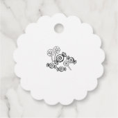 かわいいハローウィンパーティ招待状 フェイバータグ (裏面)