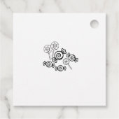 かわいいハローウィンパーティ招待状 フェイバータグ (裏面)