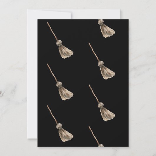 かわいいハローウィンパーティ招待状 招待状 (裏面)