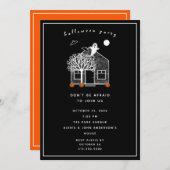 かわいいハローウィンパーティ招待状 招待状 (正面/裏面)