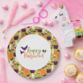 かわいいハローウィンパーティ紙プレート ペーパープレート (パーティー)