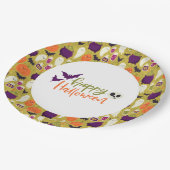 かわいいハローウィンパーティ紙プレート ペーパープレート (アングル)