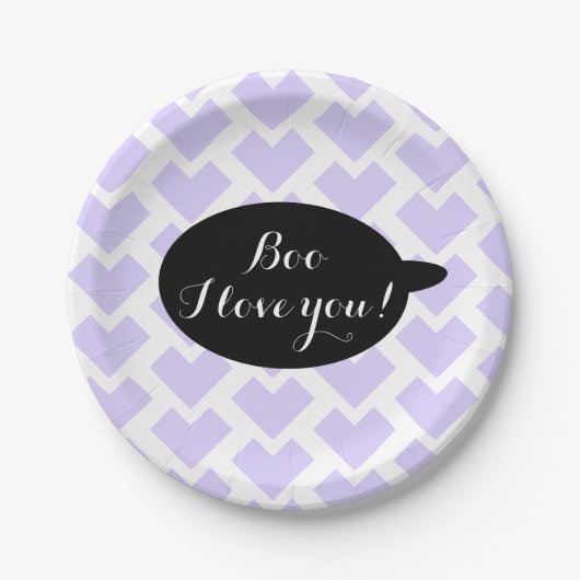 かわいいハローウィンパーティ ペーパープレート (正面)