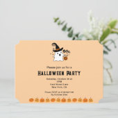 かわいいハローウィンパーティ 招待状 (スタンド正面)