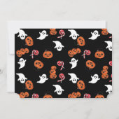 かわいいハローウィンパーティ 招待状 (裏面)