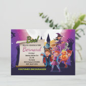 かわいいハローウィンパーティ 招待状 (スタンド正面)