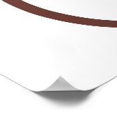 かわいいハローコルギドッグ ポスター (角)