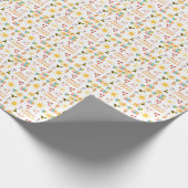 かわいいハローサマーシームレスパターン ラッピングペーパー (角)