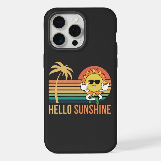 かわいいハローサンシャイン iPhoneケース (裏面)