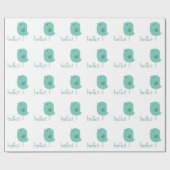 かわいいハローバード ラッピングペーパー (フラット)