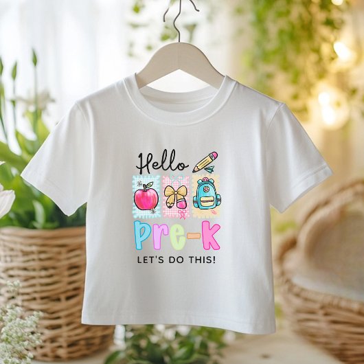 かわいいハロープレ名門私立校風のク Tシャツ