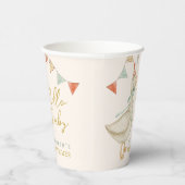かわいいハローベビーアヒル赤ちゃんシャワー 紙コップ (右)