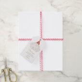 かわいいハローベビークラウドベビーシャワー ギフトタグ (より糸付き)