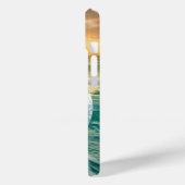 かわいいハワイの女性追加の名前ビーチレトロ Case-Mate iPhoneケース (裏面 / 左)