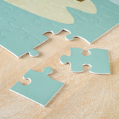 かわいいハワイアンルアウ(ハワイ式宴会)フラガールパズル ジグソーパズル (側面)