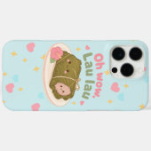 かわいいハワイ - OH WOW LAU LAU Case-Mate iPhoneケース (裏面 (横))