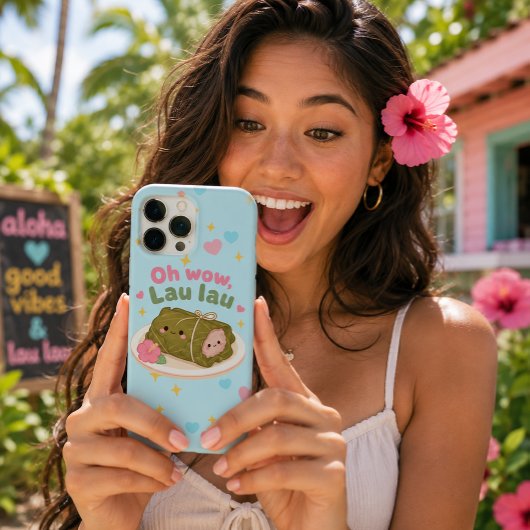 かわいいハワイ - OH WOW LAU LAU Case-Mate iPhoneケース