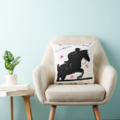 かわいいハンターのジャンパーの馬の枕 クッション (椅子)