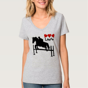 かわいいハンターのジャンパーの馬 Tシャツ