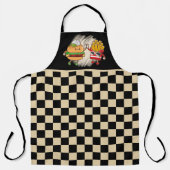 かわいいハンバーガーのフライドベンダー エプロン (正面)