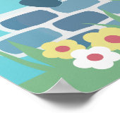 かわいいハンプティ・ダンプティ赤ちゃんシャワーパーティーバナー ポスター (角)