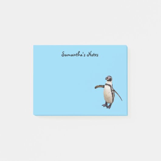 かわいいハンボルトペンギン ポストイット (正面)