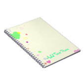 かわいいハートと星 ノートブック (右側)