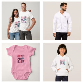 かわいいハートと花のベストマムエバー Tシャツ