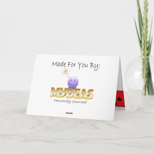 かわいいハートのてんとう虫のバレンタインの挨拶状 シーズンカード (裏面)