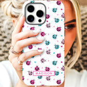 かわいいハートのてんとう虫カスタムネーム Case-Mate iPhoneケース
