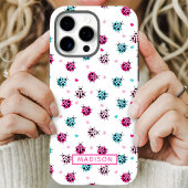 かわいいハートのてんとう虫カスタムネーム Case-Mate iPhoneケース
