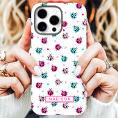 かわいいハートのてんとう虫カスタムネーム Case-Mate iPhoneケース