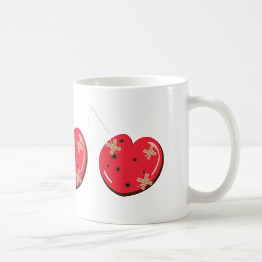かわいいハートのマグカップ コーヒーマグカップ (右)