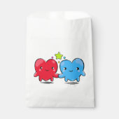 かわいいハートのラブポーチ – 愛と友情 フェイバーバッグ (正面)