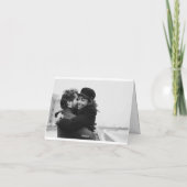 かわいいハートの写真 「結婚式の日に母へ」 カード (裏面)